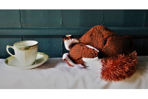 Sleeping fox Tea cosie   TC52 Cadno